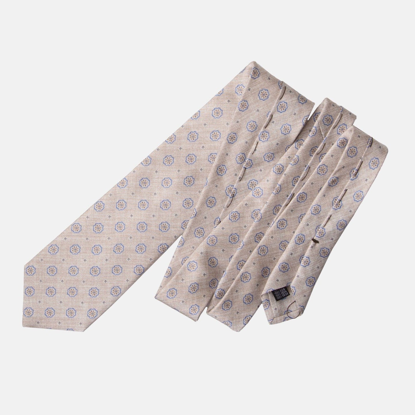 Antinori - Printed Silk Tie - Beige