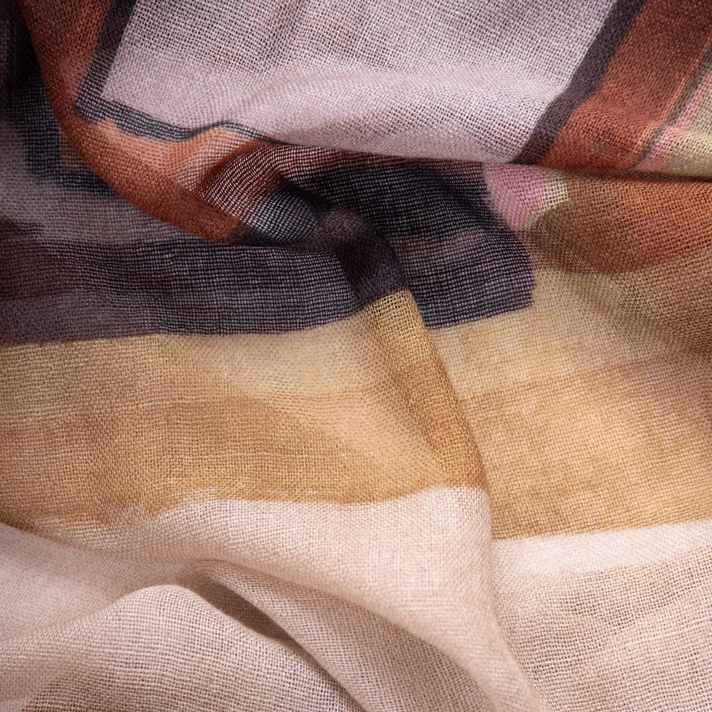 Madrid - Wool Scarf - Tan