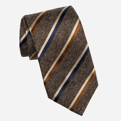 Velletri - Silk Jacquard Tie - Oak